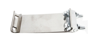 Picture of 1Pcs 2 1/4" 2.25" Butt Joint Band Exhaust Clamp High Quality Stainless steel