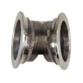 45 Degree Elbow 2.25" Conversion Adapter V-band size (2.1" I.D. 2.99" O.D.)