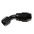 (one) Black AN16 Male to 16AN Male Straight Flare Fitting w/1/8NPT Gauge Port