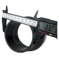 (one)Black 3" to 4" Silicone Straight Reducer Coupler Turbo Intercooler Kits