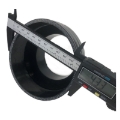 (one)Black 3" to 4" Silicone Straight Reducer Coupler Turbo Intercooler Kits