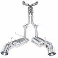 Picture of SS CatBack Exhaust Dual Muffler 3 PIECES Design for 2009-2015 370Z Z34 VQ37DE 