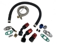 Picture of T3/T4 Turbo Charger Hybrid 0.50A/R T3 0.63 A/R Civic Cobalt GT V6 V8 w/Oil line